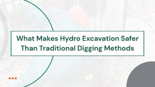 Efficient Water Based Excavation for Delicate Areas