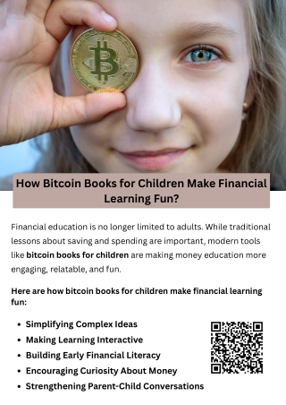How Bitcoin Books for Children Make Financial Learning Fun?