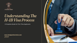 Understanding The H-1B Visa Process: A Complete Guide for First-Time Applicants