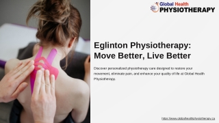 Expert Physiotherapy Eglinton for Pain Relief and Recovery