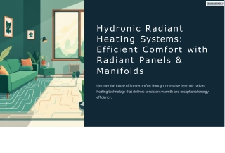 Efficient Comfort Solutions with Radiant Floor Panels