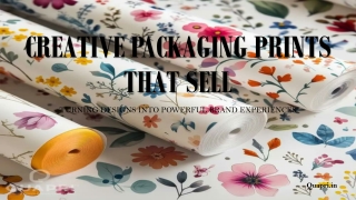 Creative Packaging Prints that Sell