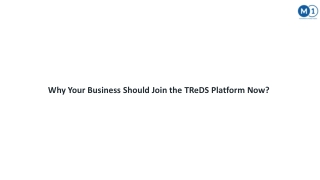 Why Your Business Should Join the TReDS Platform Now