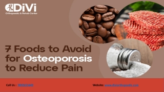Foods to Avoid for Osteoporosis: Protect Your Bone Health