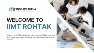 Join IIMT Rohtak for a Bright Future – Explore the Best BBA Course in Rohtak