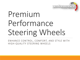 Premium Performance Steering Wheels