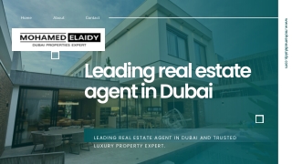 Investing in Villas and Mansions in Dubai | Mohamed Elaidy