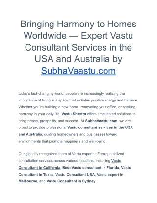 Vastu for House – Bring Peace, Health & Prosperity Home