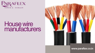 House Wire Manufacturers