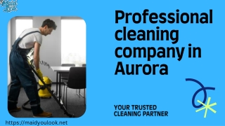 Expert Cleaning Services in Aurora | Maid You Look
