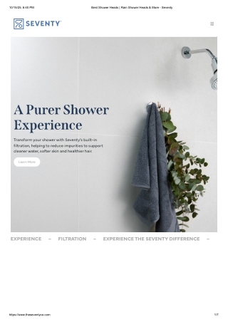 Best Shower Heads _ Rain Shower Heads & More - Seventy