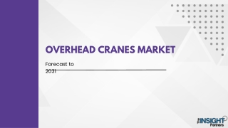 Overhead Cranes Market Share and Forecast by 2031