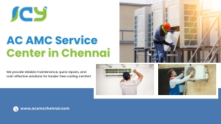 Trusted AC AMC Service Center in Chennai - ICY