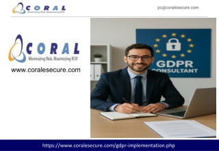 GDPR Consultant- Coral eSecure