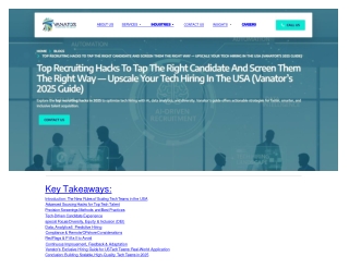 Top Recruiting Hacks in 2025: Smarter Hiring for the Future Workforce