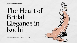 Luxury Bridal Wear Boutique Kochi | Juenemaree’s