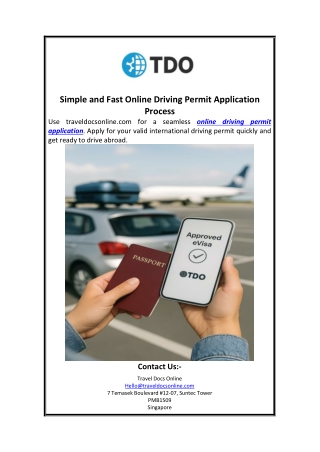 Simple and Fast Online Driving Permit Application Process