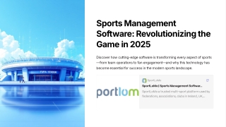 Sports Management Software: Revolutionizing the Game in 2025