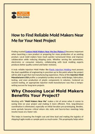 Custom-Mold-Makers-Near-Me-Des-Plaines-Il