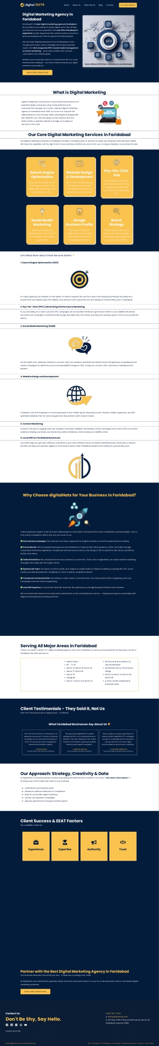 Digital Marketing Agency in Faridabad - digitalHATS