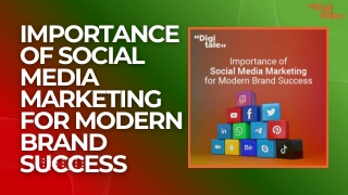 Importance of Social Media Marketing for Modern Brand Success