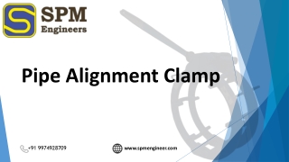 Pipe Alignment Clamp Manufacturer and Exporter