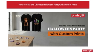 How to Host the Ultimate Halloween Party with Custom Prints