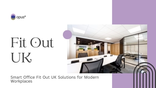 Smart Office Fit Out UK Solutions for Modern Workplaces