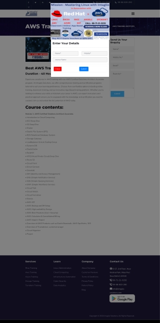 Best AWS Training Institute in Delhi