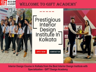 Interior Design Diploma Course in Kolkata