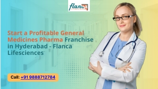 Best General Medicines Pharma Franchise in Hyderabad - Flanca Lifesciences