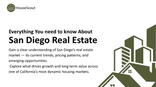 Everything You need to know About San Diego Real Estate