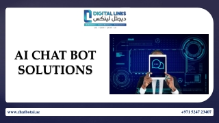 AI CHAT BOT SOLUTIONS