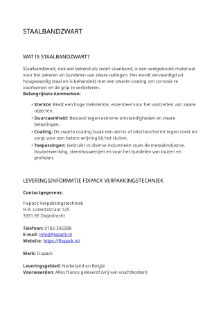 Staalbandzwart PDF by Fixpack