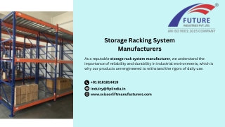 Storage Racking System Manufacturers