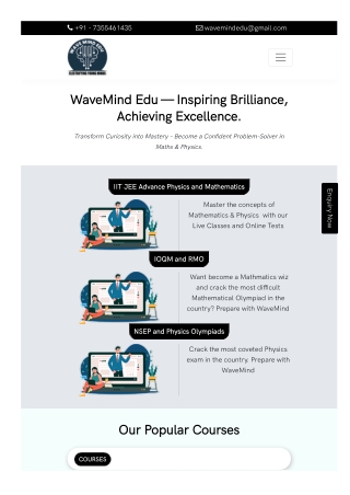 WaveMind Edu — Inspiring Brilliance, Achieving Excellence.