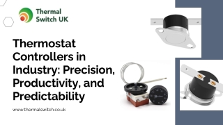 Thermostat Controllers in Industry Precision, Productivity, and Predictability