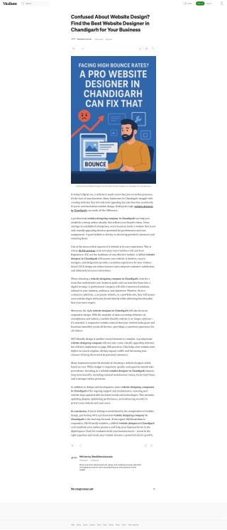 Confused About Website Design? Find the Best Website Designer in Chandigarh for