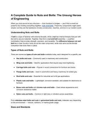 A Complete Guide to Nuts and Bolts_ The Unsung Heroes of Engineering (1)