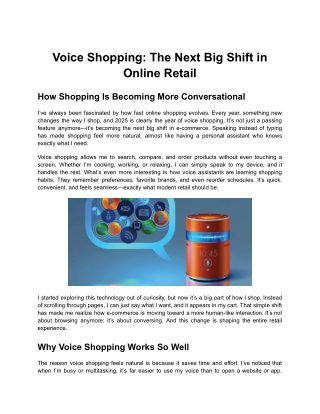 Voice Shopping_ The Next Big Shift in Online Retail