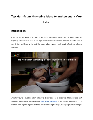Hair Salon Growth Hacks Every Owner Should Try