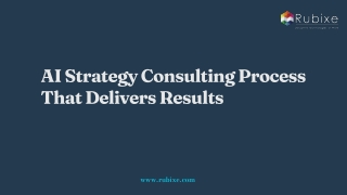 AI Strategy Consulting Process That Delivers Results