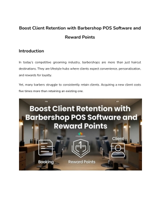 Boost Client Retention with Barbershop POS Software and Reward Points