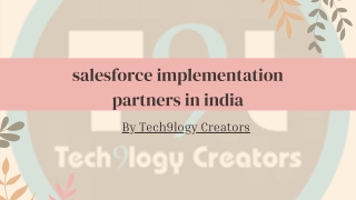 salesforce implementation partners
