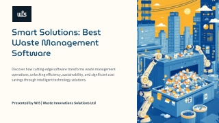 Smart Solutions Best Waste Management Software