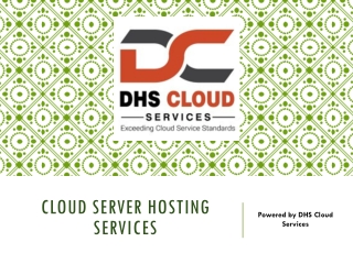 Cloud Server Hosting Services at SHS Cloud Services