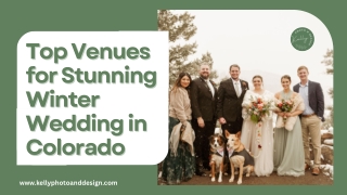 Top Venues for Stunning Winter Wedding in Colorado
