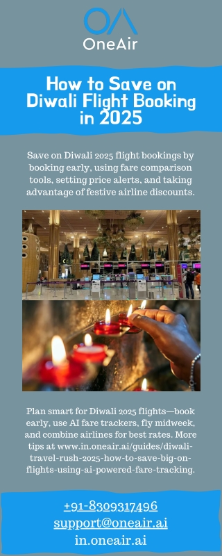 How to Save on Diwali Flight Booking in 2025 - in.oneair.ai