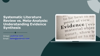 Professional Meta-Analysis Writing Service & Statistical Support