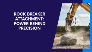 Rock Breaker Attachement